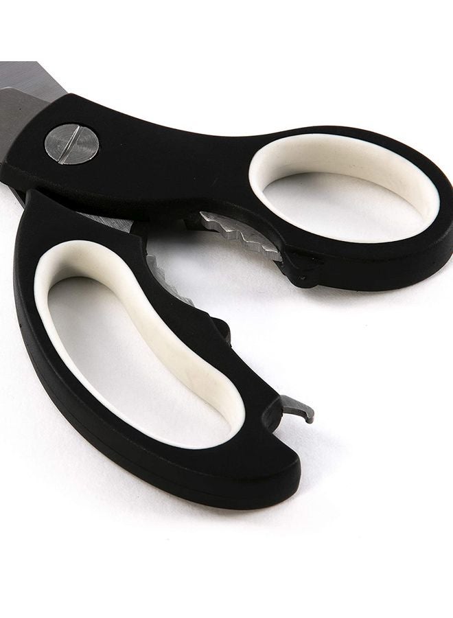 Royalford 3-In-1 Kitchen Scissor Black/Silver/White  - Image 3