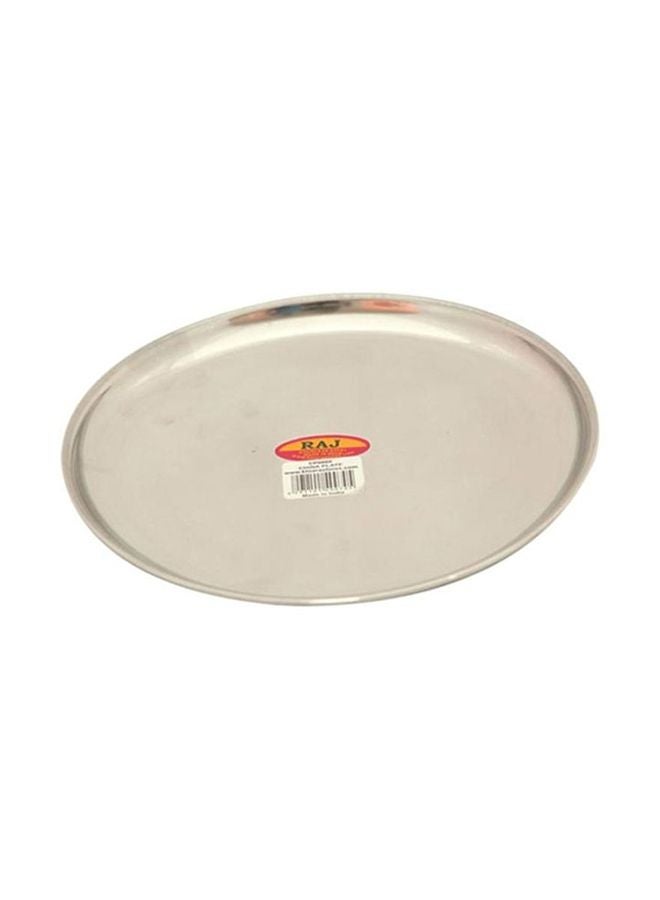 RAJ Stainless Steel Dinner Plate Silver 21cm 