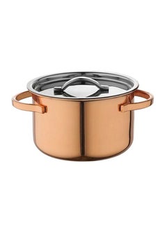 RAJ Copper Plated Casserole With Steel Lid Copper 9x6cm 