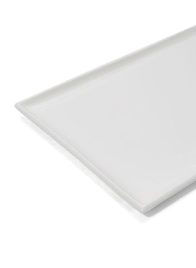فيرونا طبق مستطيل أبيض 29.6x20.3سم  - Image 3