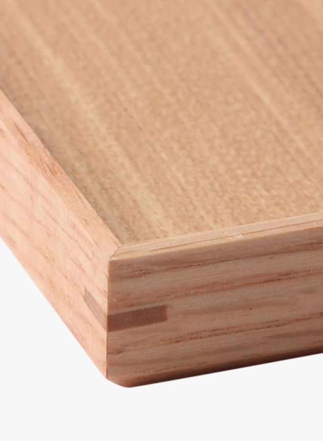 MUJI Rectangle Tray Beige 19x2x27cm - Image 2