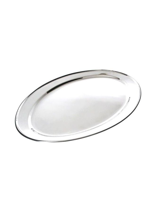 RAJ Oval Tray Silver 50cm 