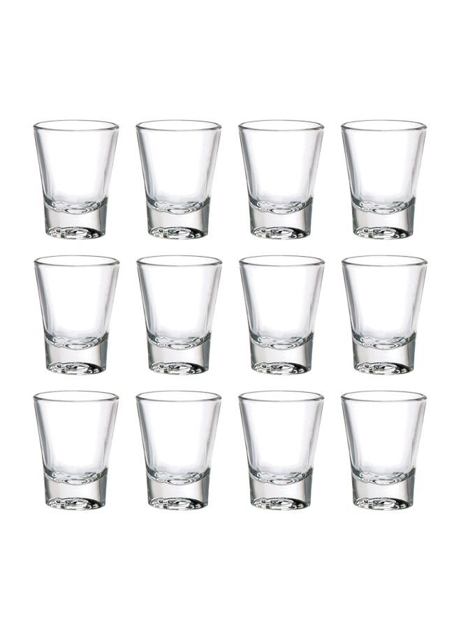 Ocean Pack Of 12 Solo Shot Glass Clear - Image 1