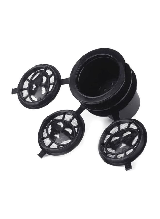 بيوينتي فلتر كبسولات قهوة قابل لإعادة التعبئة مصنوع من الستانلس ستيل أسود - Image 2