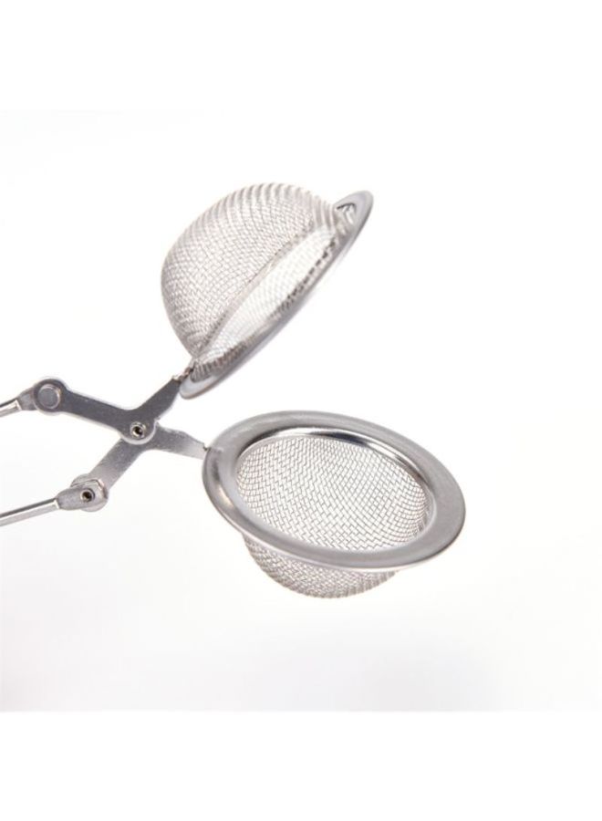 Sharpdo Stainless Steel Handle Tea Mesh Ball Filter Silvery 15.5x3.5cm - Image 2