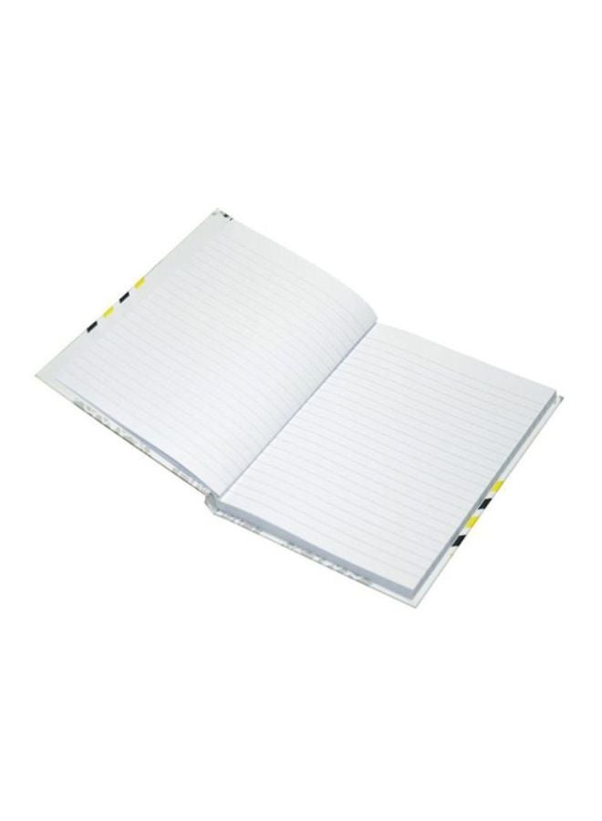 FIS 5-Piece Hard Cover Notebook Set White/Yellow/Grey - Image 2