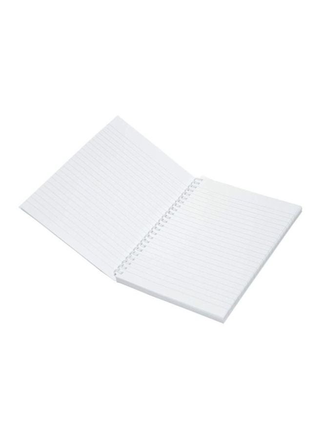 FIS 10-Piece A5 Spiral Soft Cover Notebook Set Red/Green/Yellow - Image 3