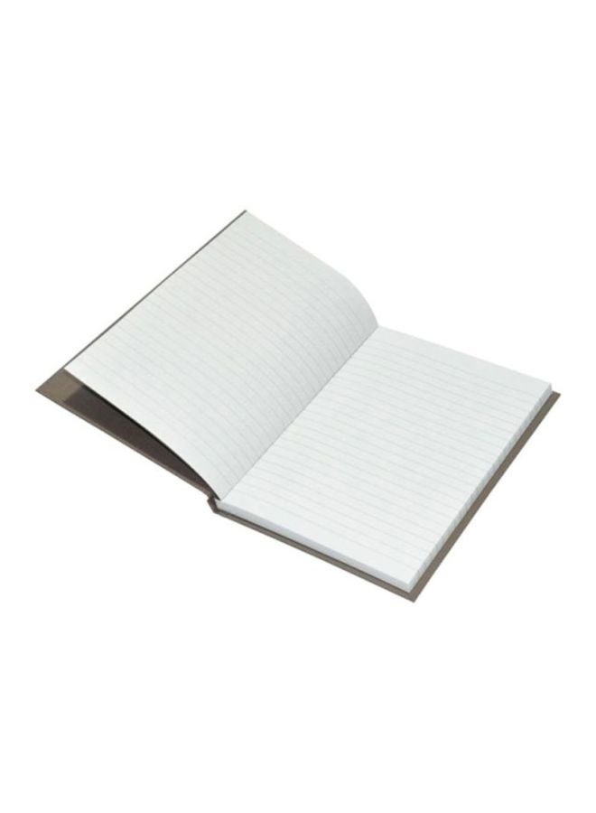 FIS A5 2-Quire Hard Cover Single Ruled Notebook Brown - Image 2