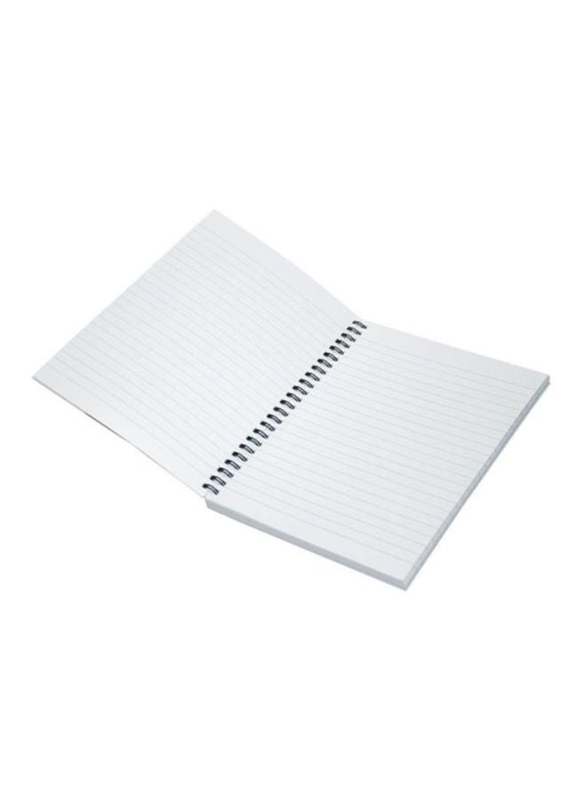 FIS 10-Piece A4 Spiral Soft Cover Notebook Set White/Black/Yellow - Image 2