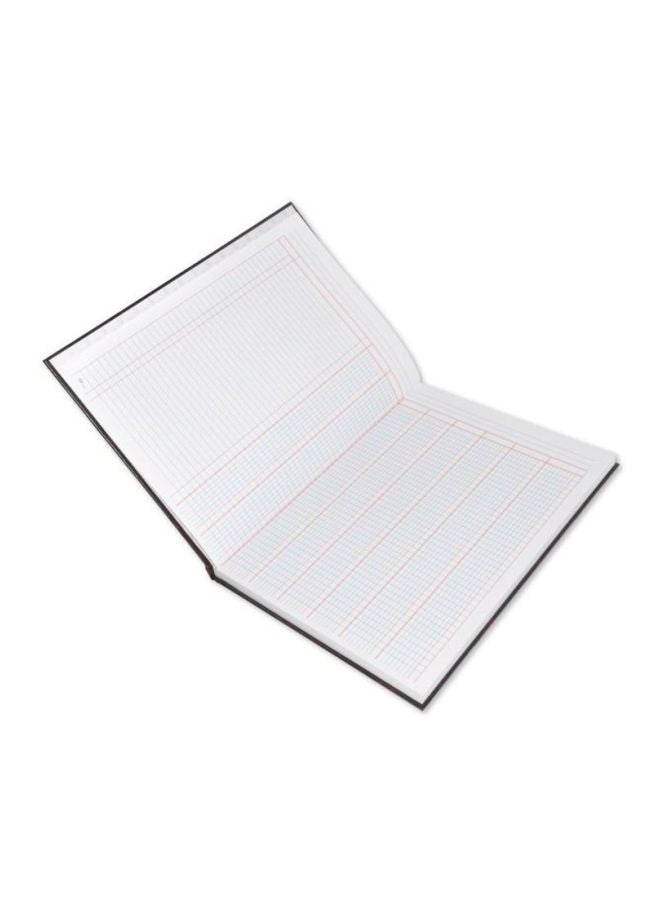 إف اي أس  دفتر تحليل من 8 أعمدة أسود/أحمر - Image 2