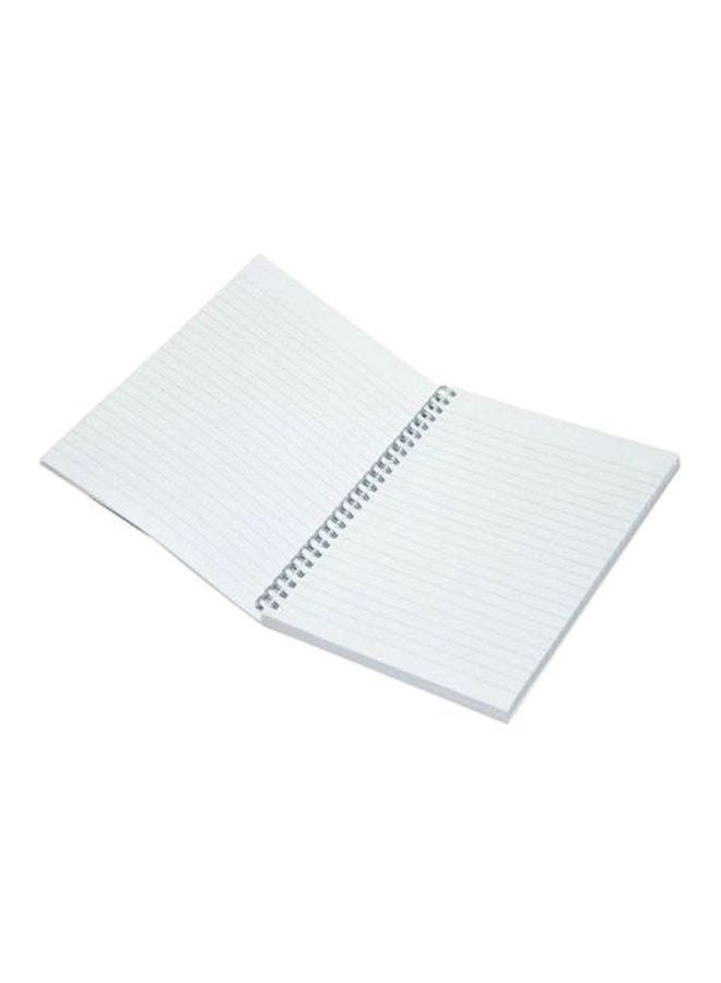 FIS 10-Piece Spiral Soft Cover Notebook Set Grey/Yellow - Image 2