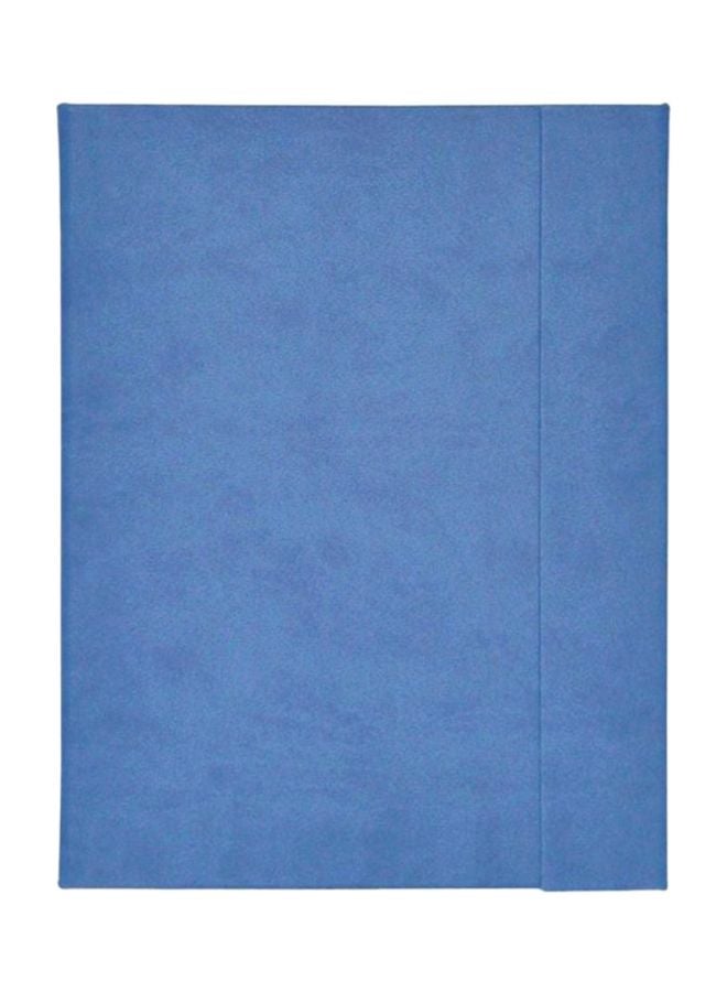 إف اي أس  ملف إيطالي ممغنط مزود بغطاء من البولي يوريثان مع مسند للكتابة، مقاس A4 أزرق - Image 1