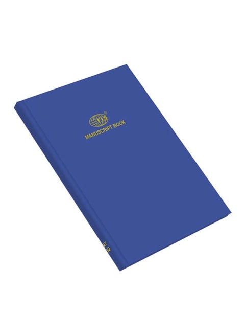 A7 Manuscript Books 8mm Single Ruled, 144 Sheets Blue