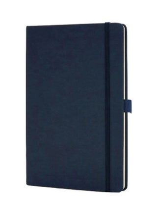 A5 Hard Cover Compact Ruled Notebook, 160 Pages Blue - v1615833555/N13036202A_1