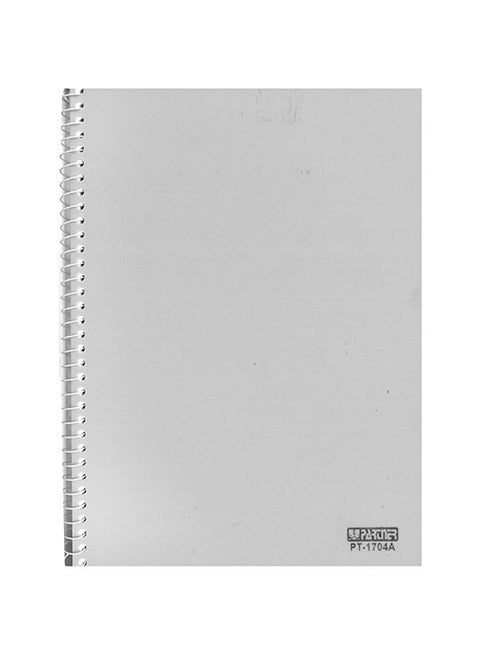 A4 Spiral Notebook Grey