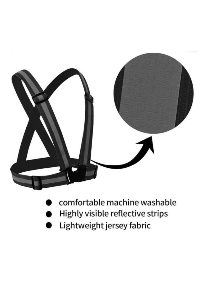 Generic MS Adjustable Reflective Vest Belt For Safety 21.6x20.8x3.6cm - Image 2