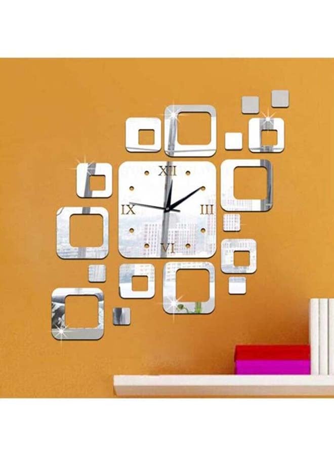 Sharpdo 18-Piece Decorative Clock Style Wall Sticker Set Multicolour 65 x 45cm - Image 4