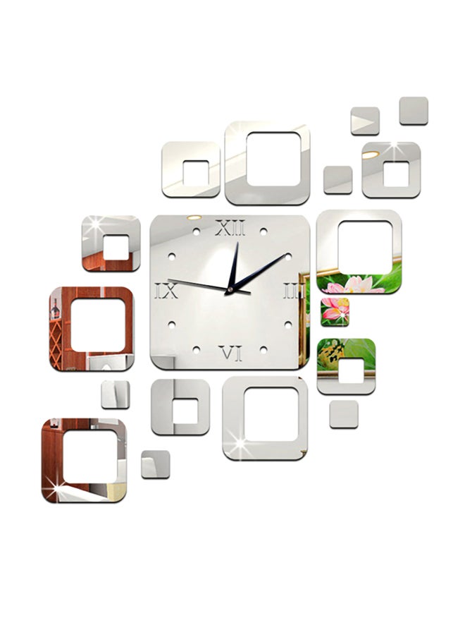 Sharpdo 18-Piece Decorative Clock Style Wall Sticker Set Multicolour 65 x 45cm - Image 1