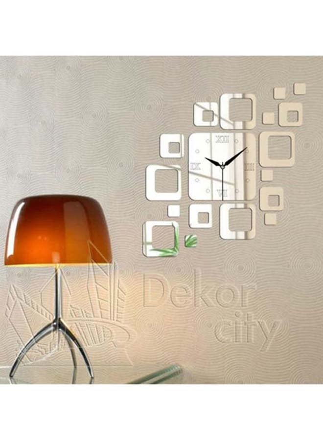 Sharpdo 18-Piece Decorative Clock Style Wall Sticker Set Multicolour 65 x 45cm - Image 3