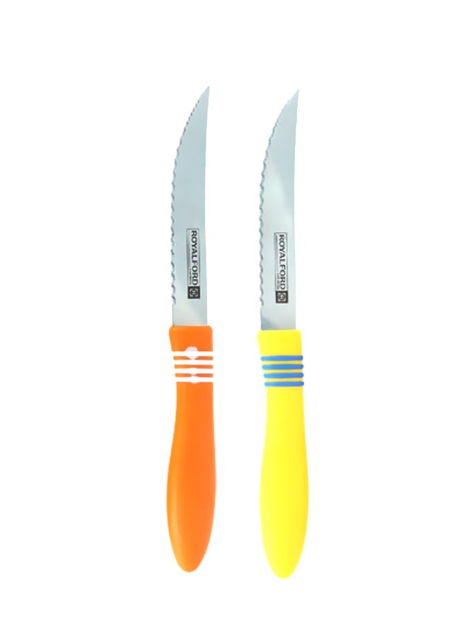 Royalford - 2-Piece Pairing Knives Set Assorted Color - Image 1