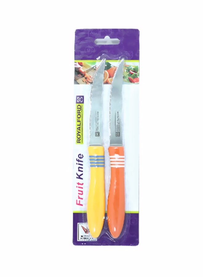 Royalford - 2-Piece Pairing Knives Set Assorted Color - Image 1