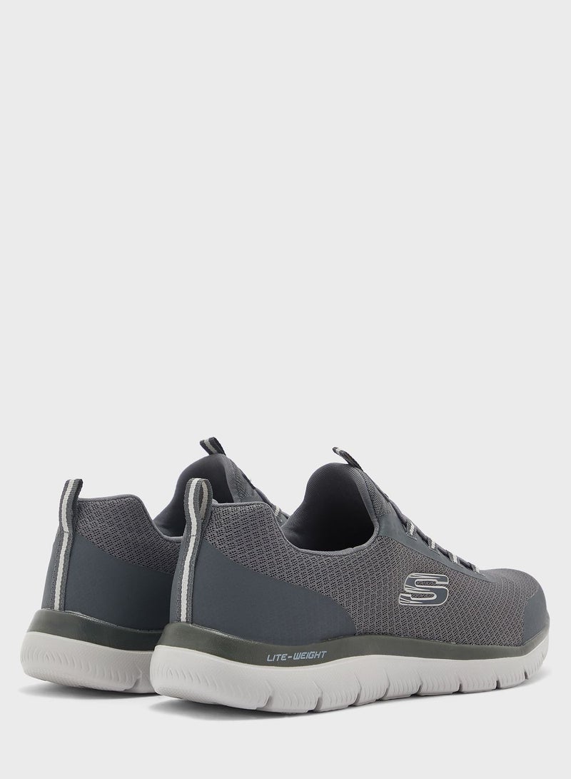 SKECHERS - Summits Repinski Running Shoe Grey - Image 1