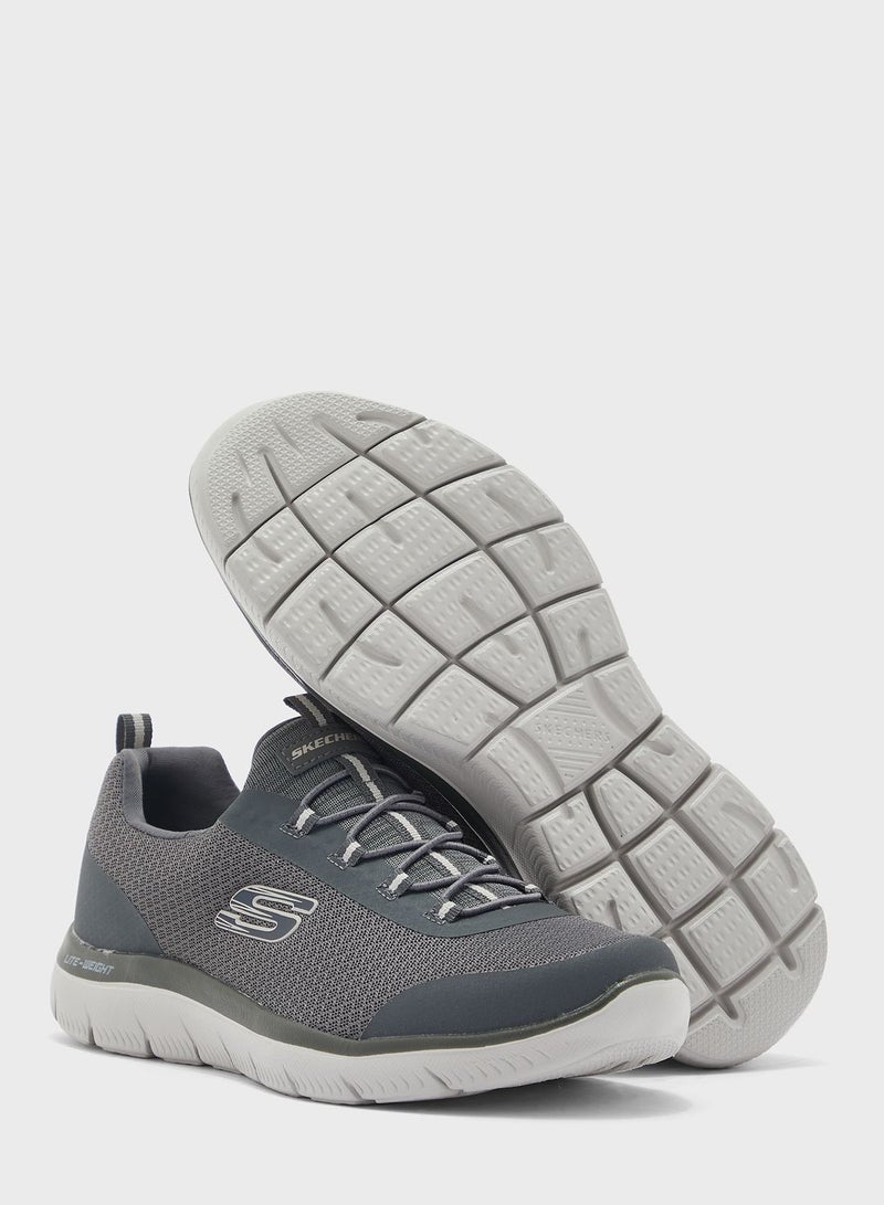 SKECHERS - Summits Repinski Running Shoe Grey - Image 1