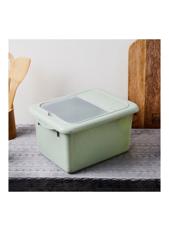Home Box Spectra Rice Box With Cap Light Green 10Liters - Image 2
