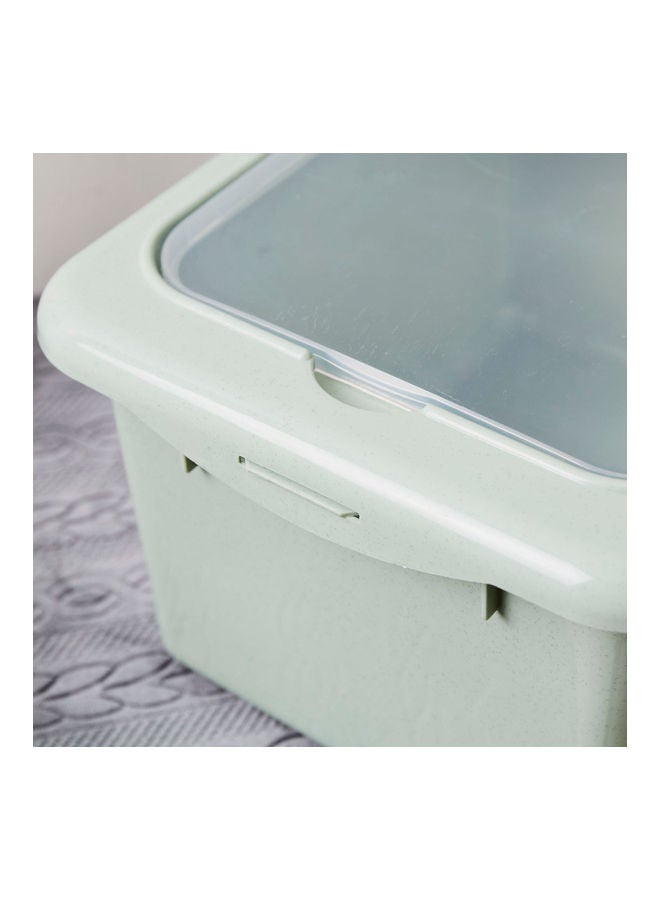 Home Box Spectra Rice Box With Cap Light Green 10Liters - Image 5