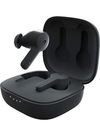 ABKO Active Noise Cancelling True Wireless Earbuds ANC Bluetooth Headphones in-Ear USB-C Wireless Charging with Microphone Built-in Mic EC10 Black Black - v1615874311/N45337240A_1