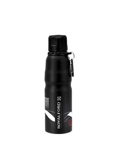 Royalford Stainless Steel Sport Bottle Black 750ml  - Image 1
