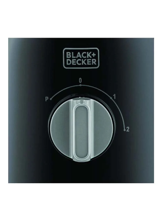 BLACK+DECKER Blender With Grinder Mill And Chopper Mill 1.5 L 400 W BX365E-B5 Black