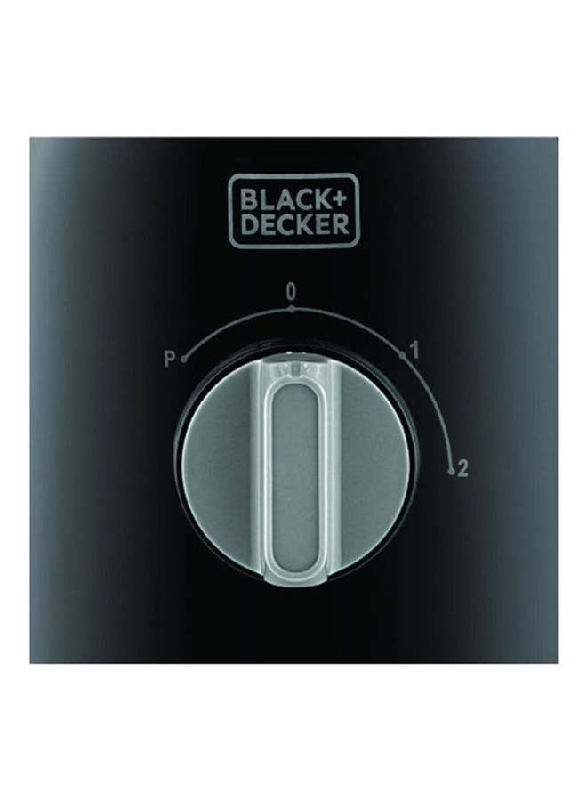 بلاك اند ديكر خلاط مزود بمطحنة وقطاعة 1.5 L 400 W BX365E-B5 أسود - Image 3