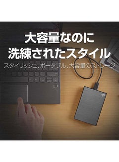 Seagate One Touch, 1TB, Portable External Hard Drive, PC Notebook & Mac, USB 3.0, Black, 1 year MylioCreate, 4 mo Adobe Creative Cloud (STKB1000400) 1.0 TB  - Image 2