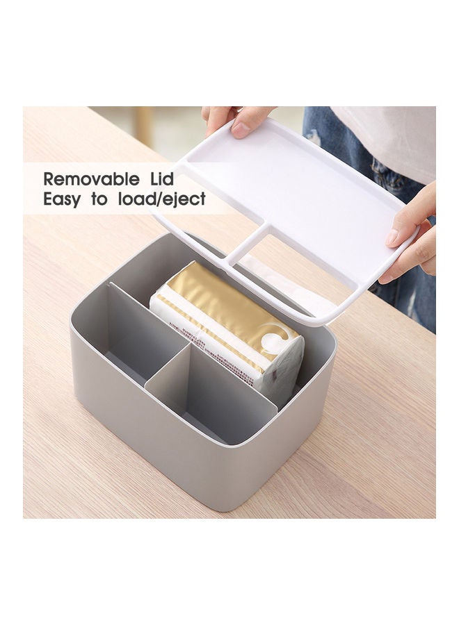 ecoco Multifunctional Facial Tissue Box Grey  - Image 2