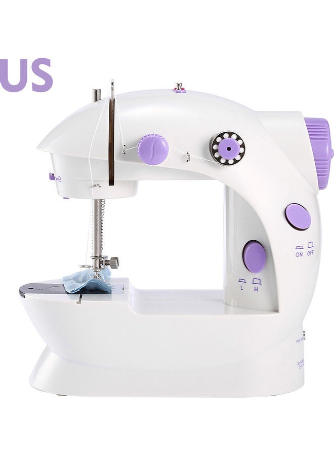 Generic Portable Sewing Machine White/Purple 8.4x9.2x5.4inch  - Image 1