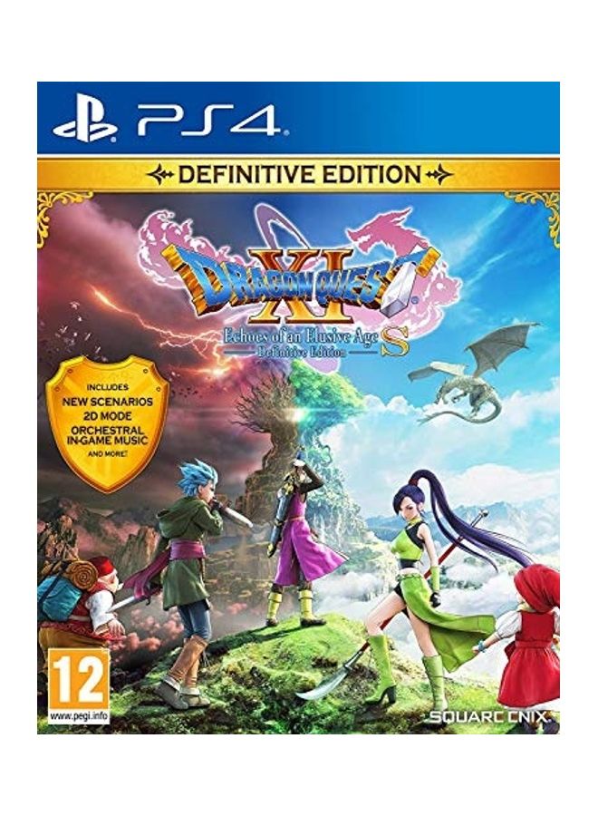 سكوير انيكس لجهاز ألعاب بلايستيشن 4 - Definitive إصدار ،Dragon Quest XI S: Echoes of an Elusive Age لعبة - adventure - ps4_ps5 
