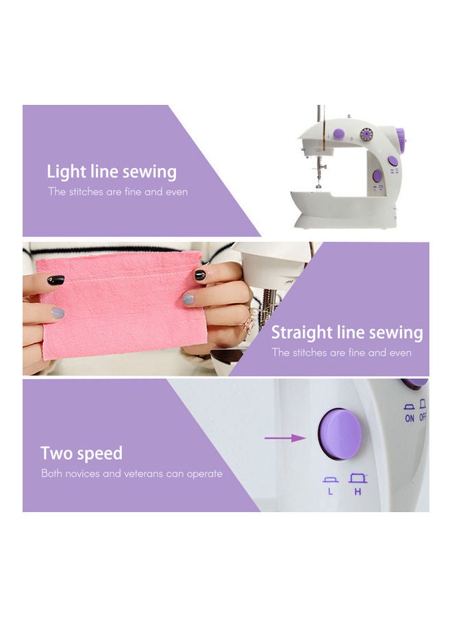 Portable Mini Sewing Machine White - Image 5