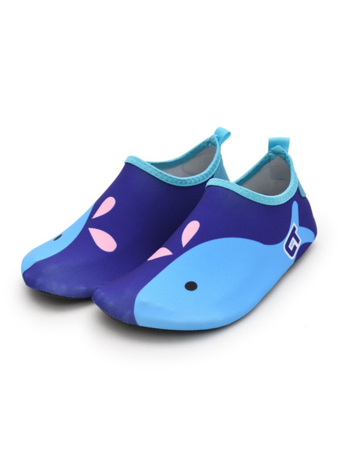 جولي حذاء للغطس مانع للانزلاق بطبعة حوت