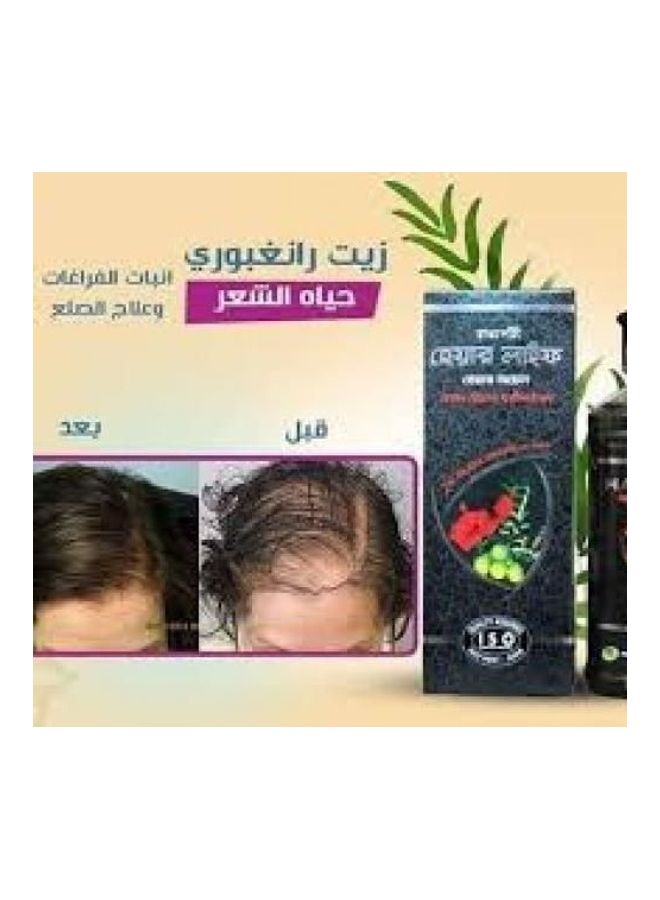RANGA PORI - Hair Life Hair Oil Black 200ml - Image 1