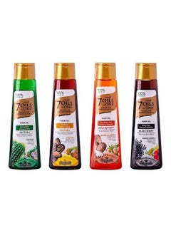 emami 7 Oils In 1 Black Seed Hair Oil Black/Gold 200ml  - Image 2