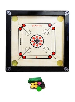 MAMTA Wooden Carrom Board With Coins / Striker / Powder 4 Players  - Image 2