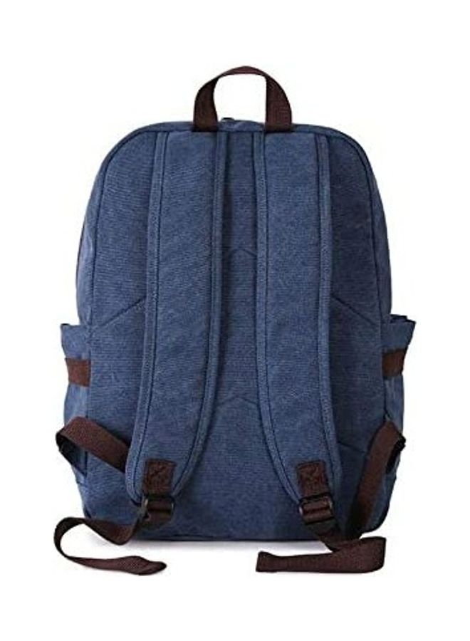Backpack Shoulder Leisure Travel Bag Blue  - Image 3