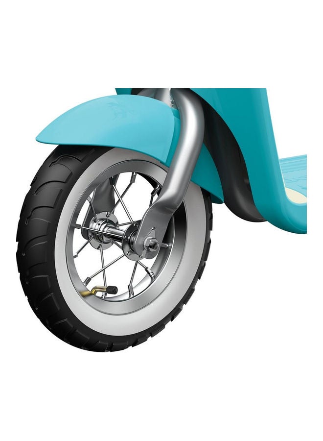 Razor - Pocket Mod Petite Miniature Euro-Style Electric Scooter For Ages 7+, Vintage- Inspired Design, Hub-Driven Motor, Pneumatic White Wall Tires, Up to 40 Minutes Ride Time 105 x 46 x 65cm - Image 1