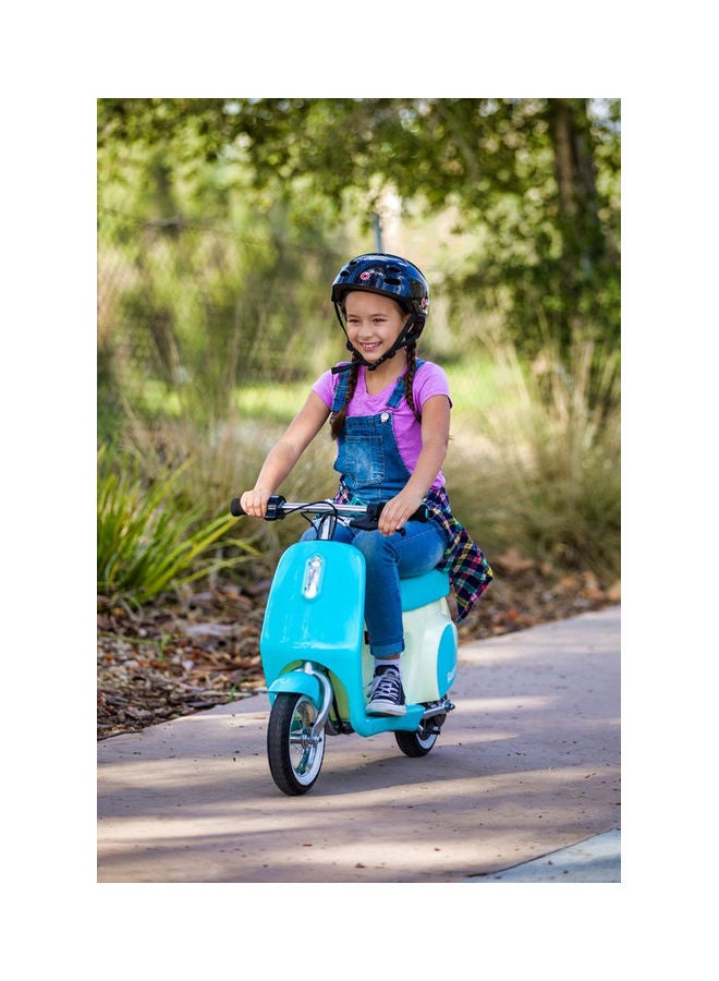Razor - Pocket Mod Petite Miniature Euro-Style Electric Scooter For Ages 7+, Vintage- Inspired Design, Hub-Driven Motor, Pneumatic White Wall Tires, Up to 40 Minutes Ride Time 105 x 46 x 65cm - Image 1