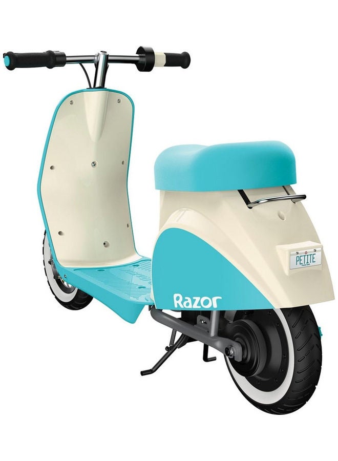 Razor - Pocket Mod Petite Miniature Euro-Style Electric Scooter For Ages 7+, Vintage- Inspired Design, Hub-Driven Motor, Pneumatic White Wall Tires, Up to 40 Minutes Ride Time 105 x 46 x 65cm - Image 1