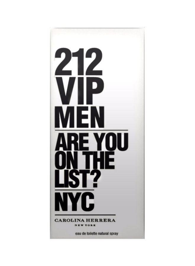 CAROLINA HERRERA - 212 Vip EDT For Men 100ml - Image 1