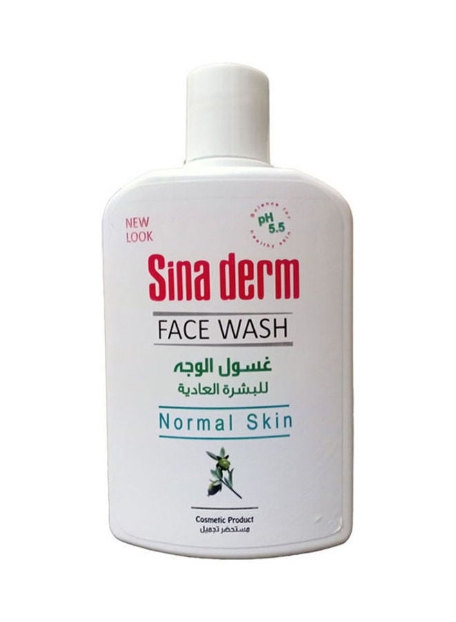 Sinaderm Face Wash for normal skin White/Green 250ml  - Image 1