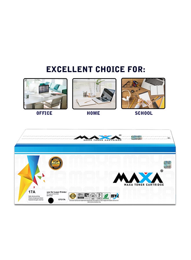 MAXA TONER - Compatible Toner Cartridge CF217A Black - Image 1