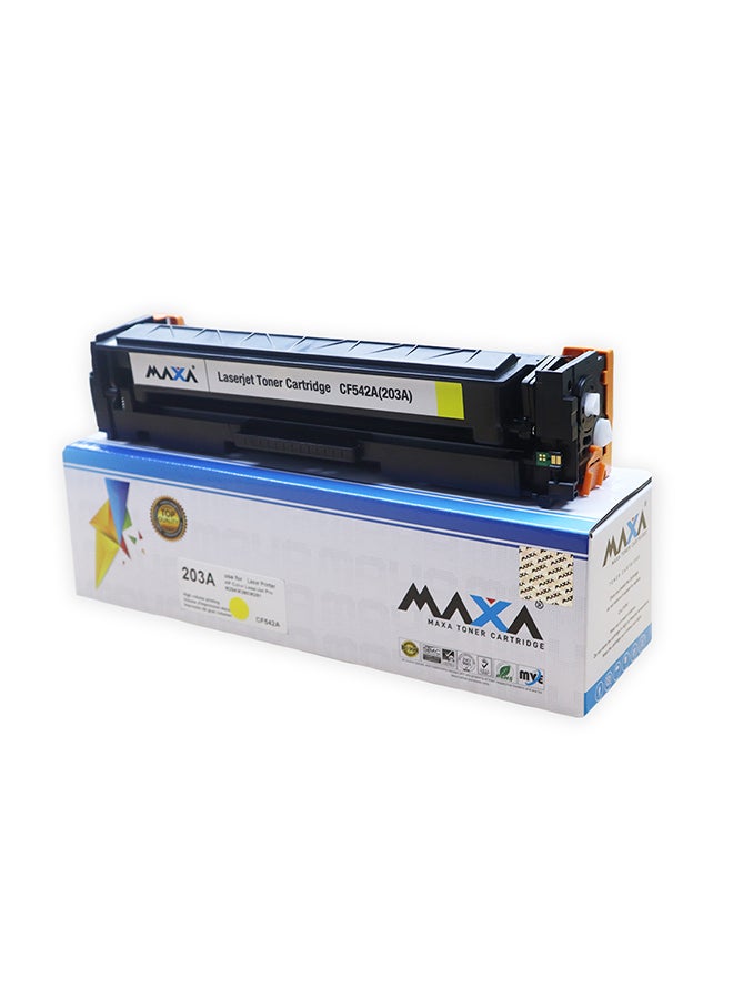 ماكسا تونر Compatible Toner Cartridge CF542A(203A) Yellow - Image 5